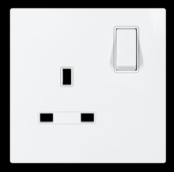 13A 1 Gang Single Pole Switched Socket Outlet